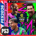 PES2026 efootball 2026 game PS3 new version, updated 10/2025, in USB 3.0 original NO DISC. 