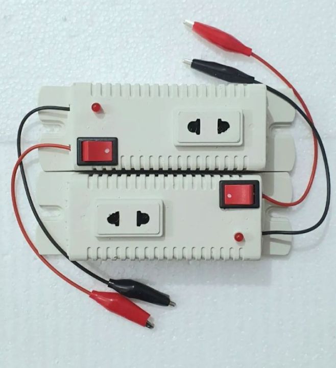 DC to AC Mini Inverter 12v to 220v 30 Watt Solar Plate Operated & Battery Operated For Mobile Charging Lighting Load