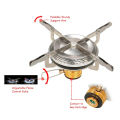 Outdoor Camping Gas Stove Ultralight Portable Stove Burner for Hiking Backpacking Picnic Cooking Stoves Furnace.