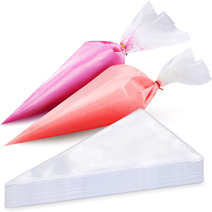 100/50/20pcs Disposable Piping Bag Pastry Bags Icing Fondant Cake Cream