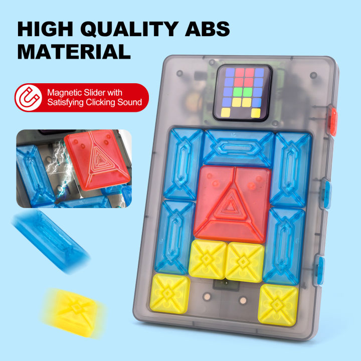 AI%20Huarong%20Road%20Magnetic%20Suction%20Block%20Sliding%20500+%20Levels%20Puzzle%20Toys%20Logical%20Thinking%20Training%20Brain-burning%20Board%20Game%20Toys%20-%20Image%204