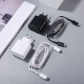 45W Samsung PD Supercharge Adapter for Galaxy S25 S24 S23 Ultra Plus C55 M55s F55 F56 Power Wall Charger 1M 5A USB C to C Cable. 