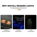 BLALION LED 12-24V Car Interior Lighting Reading Strip Light Interior Light Ceiling Lamp with On Off Switch for Van Lorry Truck. 