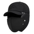 Winter Warm Thickened Artificial Fur Baseball Hat Men's and Women's Skiing Soft Extreme Cold Hat Fishing Hat for Outdoor Sports.