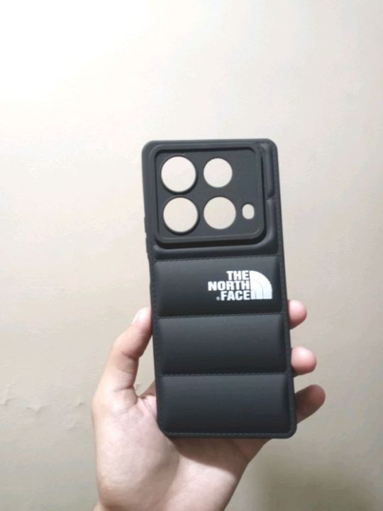Infinix Note 40 Puffer Jacket The North Face Soft Silicone Mobile Case