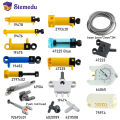 MOC Technical Hose Air Pump Tank Push Rod Putter Switch Piston Pneumatic Parts Compatible With legoeds 9641 42043 47225 61904. 
