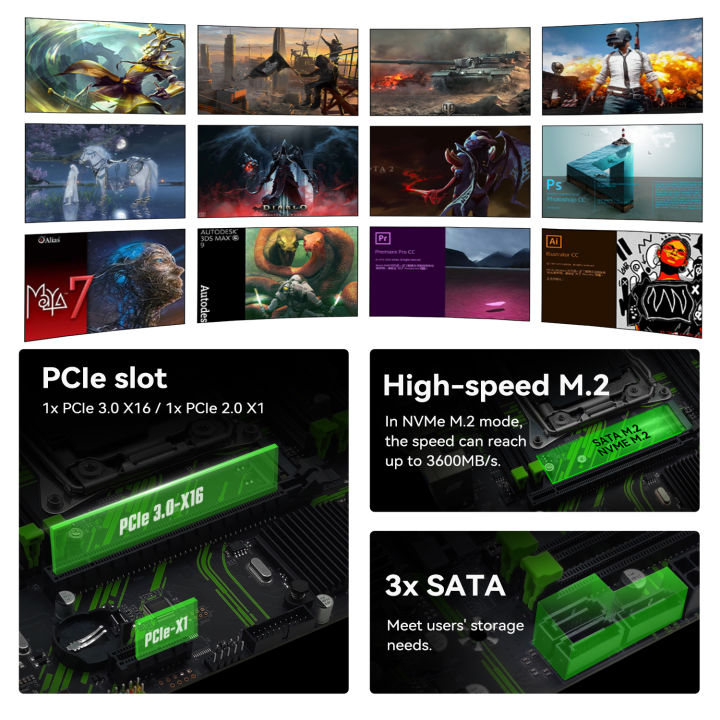 MACHINIST%20X99%20Motherboard%20X99%20PR9%20Support%20TPM2.0%20LGA%202011-3%20Intel%20Xeon%20E5%20V3&V4%20CPU%20DDR4%20RAM%20SATA/NVME%20M.2%20Slot%20USB3.0%20-%20Image%204