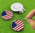 Golf Cap Clip Golf Mark 25mm Coin Golf Metal Ball Position Mark Golf Magnetic Cap Clip JQ985212.