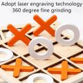 1pc Xo Tic Tac Toe Children Board Game Parent-child Interactive Logic Thinking Fun Game Children Puzzle Toys Gaming Gift. 