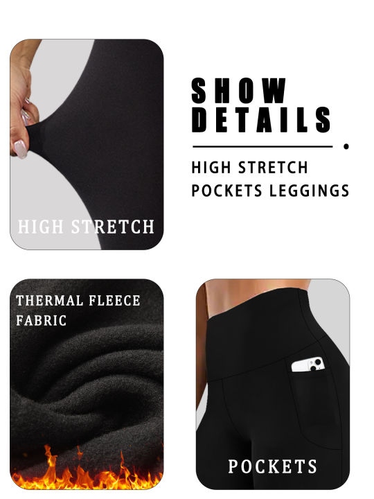 Womens%20Thermal%20Fleece%20Lined%20High%20Waisted%20with%20Pockets%20Leggings,%20Workout%20Winter%20Warm%20Tights%20Soft%20Yoga%20Running%20Pants%20-%20Image%203