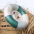 1PC Inflatable Swim Ring Pool Float Ring PVC Durable Floating Tube with Grip Handles Summer Pool Beach Relaxation. 
