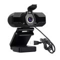 1080P Full HD Web Camera With Universal Clips Fits Laptops Desktops LCD Monitors Webcam Full Hd Microphone.