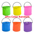 Beach Sand Bucket Toy 2Pcs Collapsible Bucket Gardening Tool Outdoor Pool Play Tool Kids Summer Water Fun Toy Birthday . 