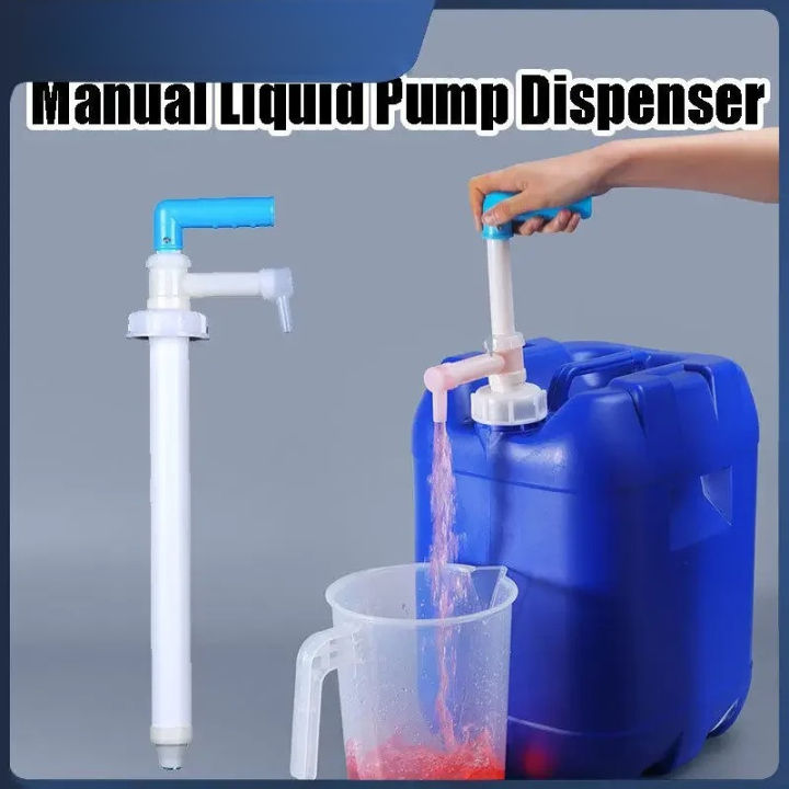 1 Piece Hand Fuel Pump Manual Liquid Transfer Pump Backflow Prevention Pump Oil Liquid Hand Transfer