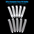 5Pcs Desktop Computer Host Chassis PCI Cooling Dust Filter Baffle PCI Slot Cover Board PC Computer Case Ventilation Baffle Net. 