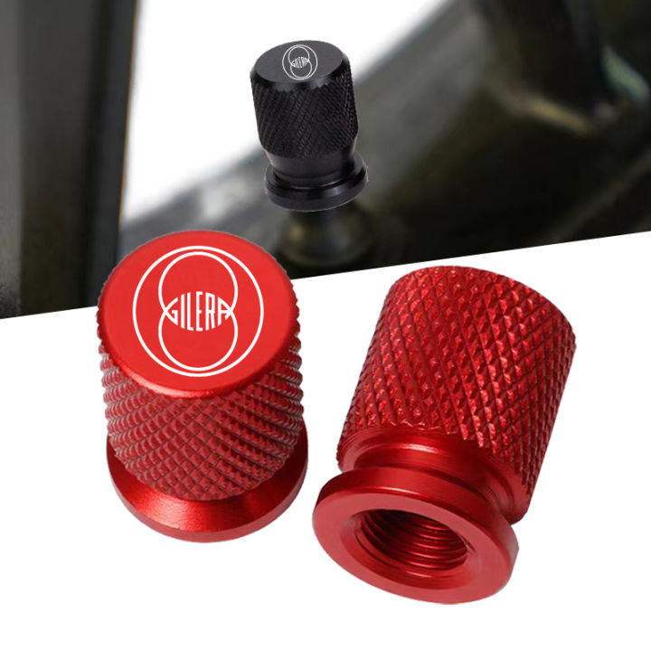 For Gilera GP 800 GP800 all year Motorcycle Accessories Wheel Tire Valve caps CNC Aluminum Airtight cover