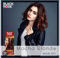 Black Rose Color supreme permanent hair color deep nourishing effect with color lock technology one application lasts upto 4 weeks Number 6.03 color Mocha Blonde. 