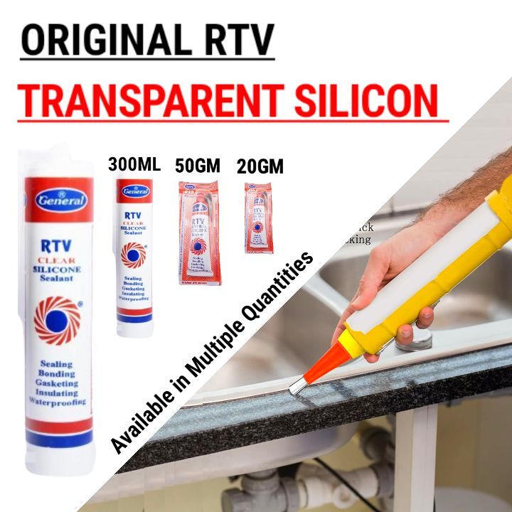 Transparent RTV Silicon Adhesive.High Quality Product.Small & Medium ...