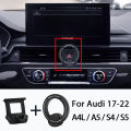 Magnetic Car Phone Mount Holder Adjustable Vent Clip For Audi A4L A5 S4 S5 2017-2022 Stable Navigation Bracket Car Accessory.