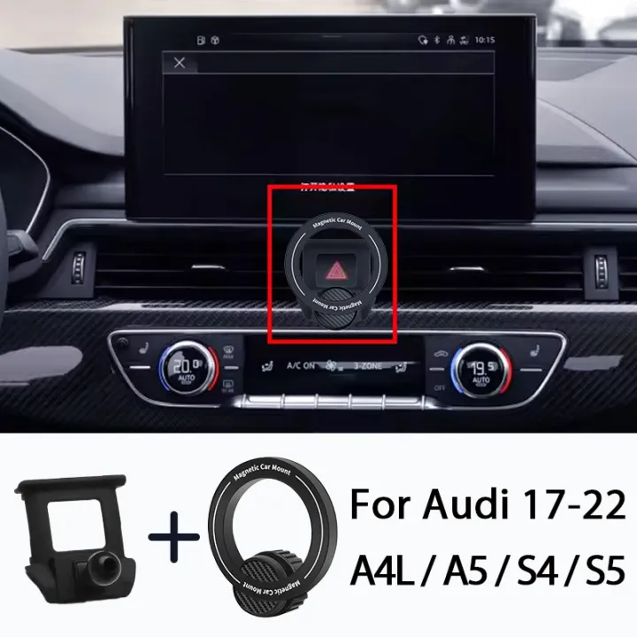 Magnetic%20Car%20Phone%20Mount%20Holder%20Adjustable%20Vent%20Clip%20For%20Audi%20A4L%20A5%20S4%20S5%202017-2022%20Stable%20Navigation%20Bracket%20Car%20Accessory%20-%20Image%205