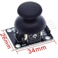 KY-023 Dual Axis XY Joystick Module Analog Lever Sensor Control Module for Arduino Raspberry Pi ESP32 ESP8266 Robotics Game Controller DIY Electronics Projects. 