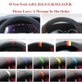 For Suzuki Swift 2011-2017 SX4 S-CROSS Celerio Vitara 2015-2019 Hand Stitched Black Perforated Steering Wheel Leather Cover. 