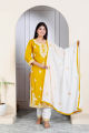Pure Cotton Lucknowi Suit with Beautiful Work on Salwar Kameez Kurti. 