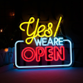 Open Neon Signs Bright LED Neon Light sign Advertisement Board Display Sign Walls Window Door Bar Shop Coffee Salon Store. 