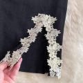 2024 Backless Lace Patchwork Knitted Split Summer Dress Women Black Mini Party Dress Bodycon Sheath night Club Outfits.