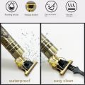 Original Vintage T9 Professional Hair Trimmer for Men | Genuine Rechargeable Metal Hair Clipper with Steel Body | Barber-Grade Cutting Machine. 