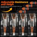 Pull-Up Power With Auxiliary Trainer Elastic Rope Pull Bar Fitness Home Men'S Band Latex Up Assist Belt Indoor Exercise. 