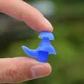 Durable Earplugs Classic Delicate Texture 1 Pair Waterproof Soft Earplugs Silicone Portable Ear Plugs Swimming Accessories. 