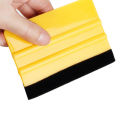 Car Decals Squeegee Vinyl Wrapping Spatula Edge With Scratch-free Suede Felt Window Film Lights Film Scraper Tool. 
