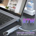 TYPE-C to HDTV 8 in 1" is a multiport adapter that expands the connectivity of devices with a USB-C port. .
