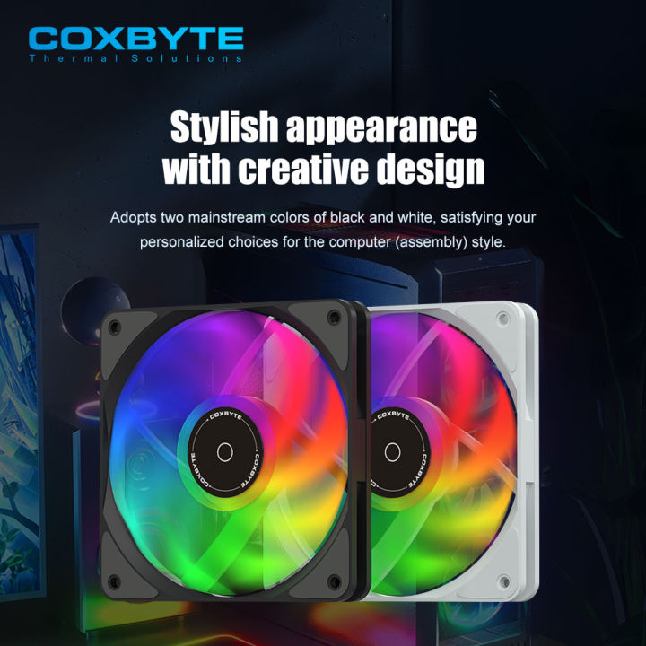 COXBYTE%20CPU%20Cooler%20ITX%204Pin%20PWM%20RGB%206%20Heat%20Pipes%20CPU%20Air%20Cooler%20For%20AMD%20AM4/5%20Intel%20LGA1700%201150%201155%201200%20Processor%20Cooling%20Fan%20-%20Image%206