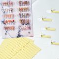 1/2/5/10 Sheets Double-Sided Adhesive Display Tabs Nail Tips Strong Sticky Glue Strips for Press On Nails Packaging & Display. 