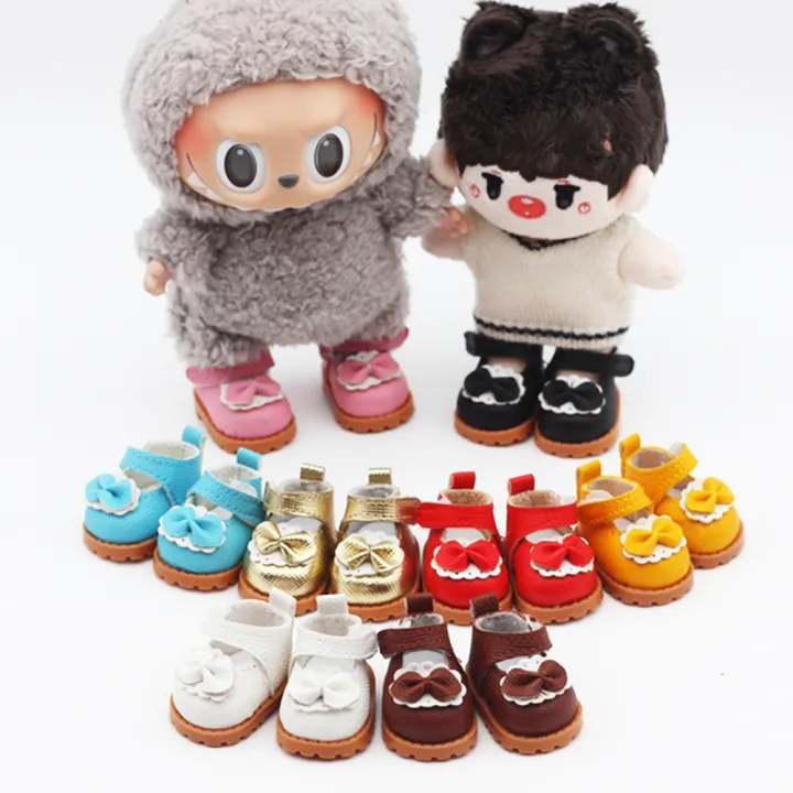 Doll%20Leather%20Shoes%20Labubu%20Bow%20Shoes%20for%2017cm%20Labubu%2010cm%20EXO%20/Cotton%20Doll%20Finger%20Shoes%20-%20Image%205