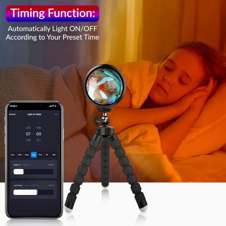 Sunset%20Strip%2016%20RGB%20Colour%20Changing%20LEDs%20-%20Tripod%20Projection%20Light%20with%20360%C2%B0%20Rotation%20for%20Photography/Parties/Home%20Decoration%20-%20Image%206