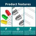 50-100Pcs 5mm Led Diode Bright Multicolor Individual Light Emitting Diodes Assortment Mini Green/Blue/Yellow/Orange/White Lamps. 
