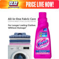 Vanish All in One Liquid Detergent Booster - 800 ml, Removes Stains, Whitens Whites and Brightens Colors. 