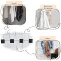 Black Robe Hook Wall Hook Towel Hook for Bathroom Stainless Steel Coat Hook Rustproof Hook Hanger for Kitchen Hardware. 