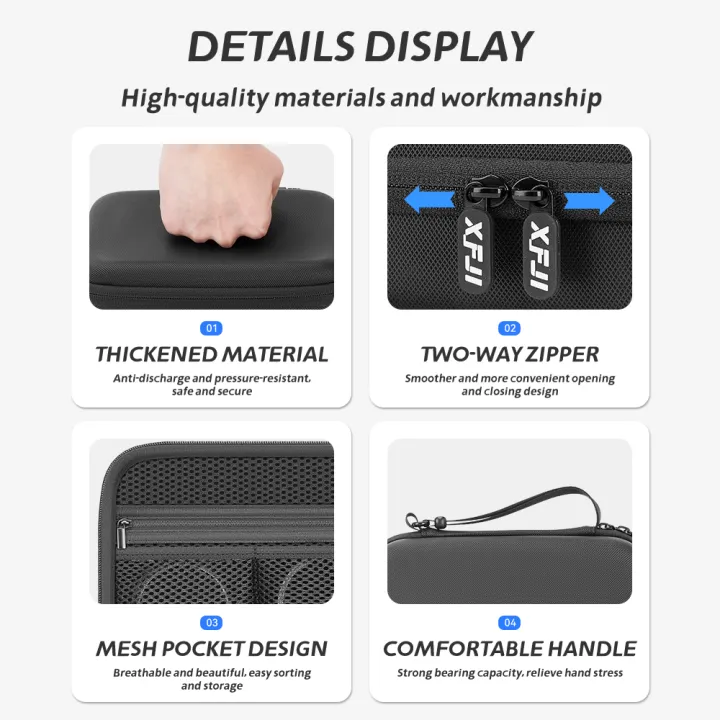 XFJI%20Storage%20Bag%20Case%20PU%20Leather%20Drop-resistant%20Hard%20Shell%20Handbag%20for%20%20X200%20Ultra%20Photographer's%20Kit%20Protective%20Accessories%20-%20Image%205