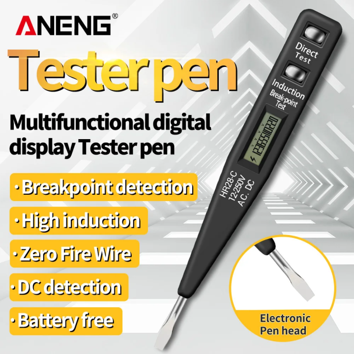 ANENG VD500 Tester Pen DC Detector Portable Non-Contact Breakpoint Detection Indicator Inductance Continuity Test Tools