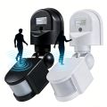 Motion Sensor LED Light 85-265V Automatic Infrared PIR Infrared Detector 180 Degree Rotating Outdoor Timer Switch Motion Sensor. 