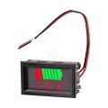Battery Charge Level Indicator 12V 24V 36V 48V 60V 72V Lithium Battery Capacity Meter Tester With LED Voltmeter for Cars, Motorcycles, Electric Bicycles, Trucks, Easy-bike Auto Rickshaw. 