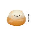 Cat Mochi Taba Squishy Fidget Toy Cute Cat Hamster Silicone Slow Rebound Pinch Decompression Toy Slow Stress Release Vent Toy. 