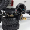 1Set Brass Hub Extenders 7mm Hex 1.0 Wheel Rims Adapter with Nuts for 1/24 RC Crawler SCX24 C10 Gladiator Bronco AX24 Upgrade. 