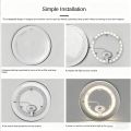 AC220V White/Tricolor Dimming LED Ring PANEL Circle Light  36W 24W 18W 12W Cold White Round Ceiling Board The Circular Lamp. 