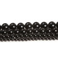 4 6 8 10mm Natural Stone Black Obsidian Bead Polished Round Loose Spacer Bead For Jewelry Making Diy Necklace Bracelet Accessory.