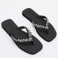 Trendin Mode Women's Beach Flip Flops Non-Slip Sole, Lightweight & Comfortable Slippers Summer Sandals. 